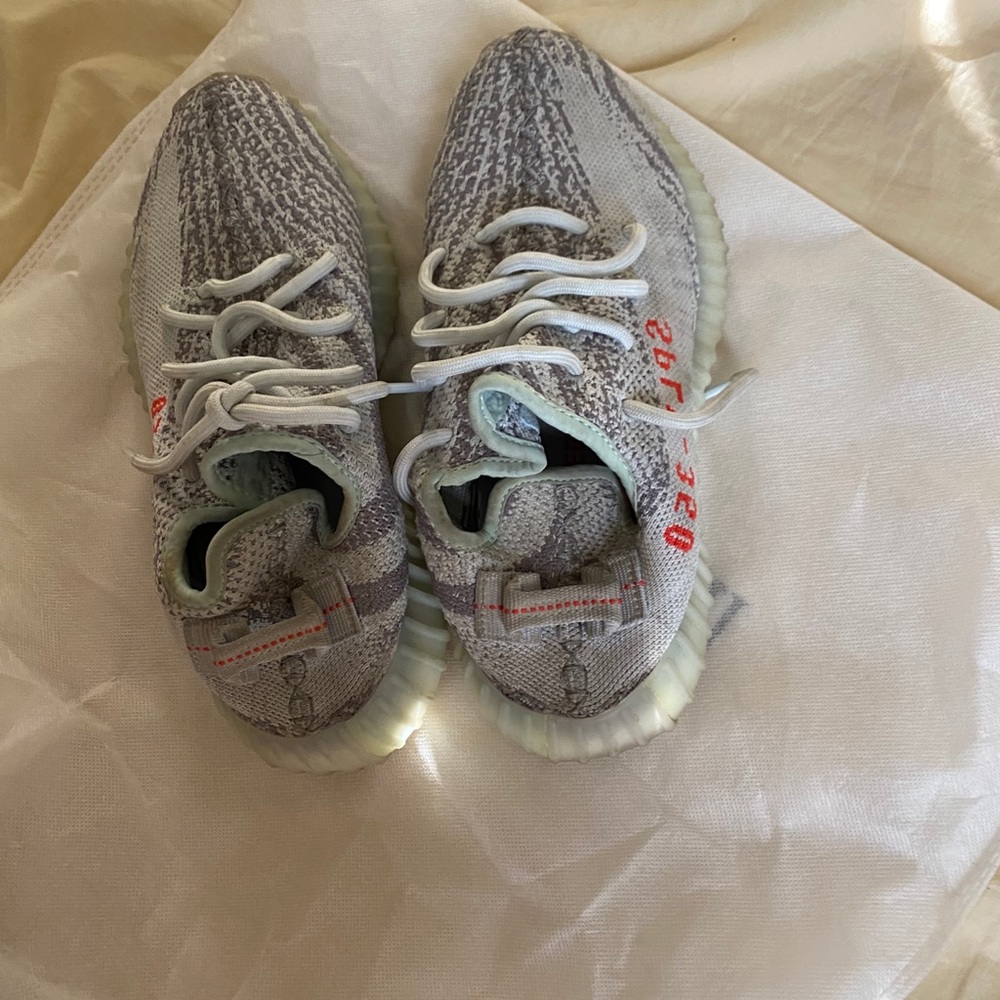 Yeezy blue tint shoe